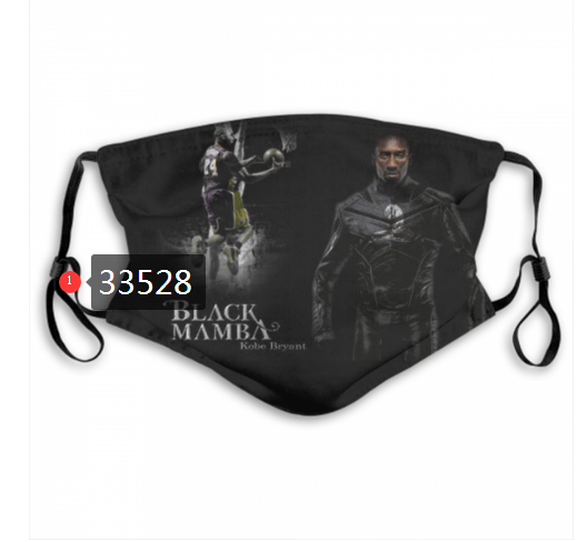 2021 NBA Los Angeles Lakers #24 kobe bryant 33528 Dust mask with filter